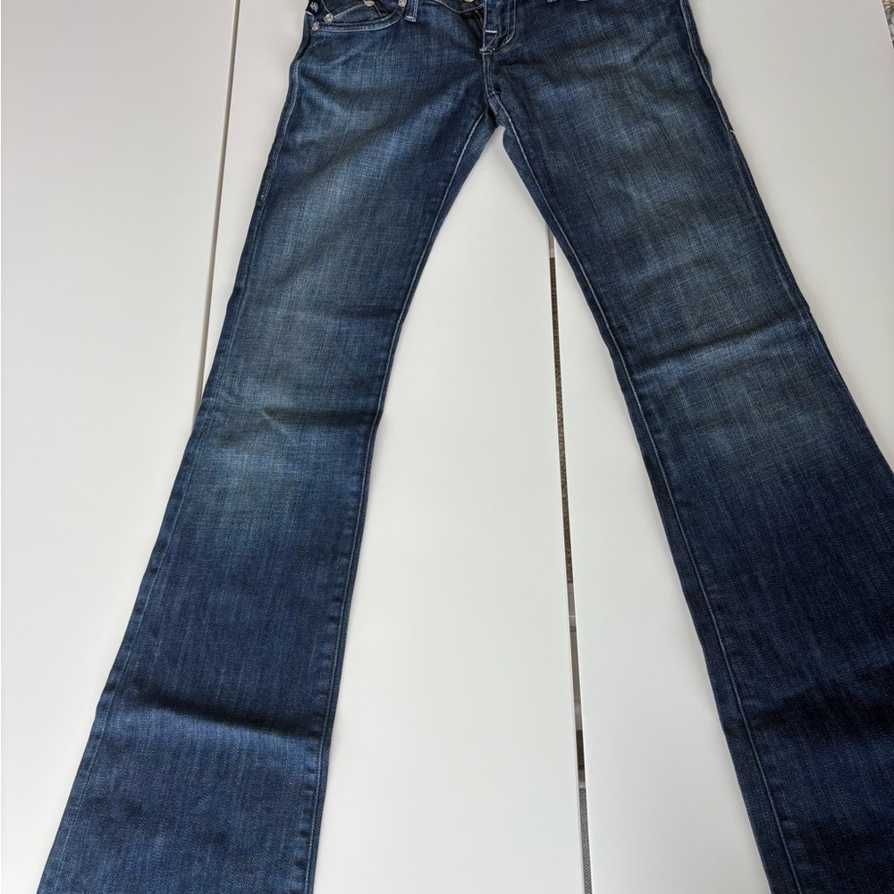 Y2K Rock & Republic Blue Flare Wide Leg Jeans JAGNL0WJ02